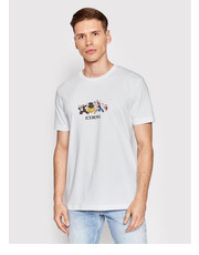 T-shirt - koszulka męska T-Shirt 22II1P0F02263011101 Biały Regular Fit - modivo.pl Iceberg