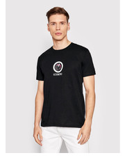 T-shirt - koszulka męska T-Shirt 22II1P0F02263019000 Czarny Regular Fit - modivo.pl Iceberg