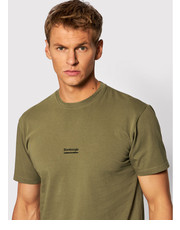 T-shirt - koszulka męska T-Shirt TM 7220 T JORI Zielony Regular Fit - modivo.pl Bomboogie