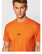 T-shirt - koszulka męska T-Shirt TM 7220 T JORI Pomarańczowy Regular Fit - modivo.pl Bomboogie