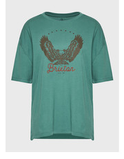 Bluzka T-Shirt Freebird 16794 Zielony Oversize - modivo.pl Brixton