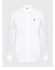 Koszula męska Koszula Oxford LW1302VOG Biały Regular Fit - modivo.pl Lyle & Scott