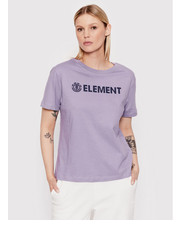 Bluzka T-Shirt Logo W3SSB7 Fioletowy Regular Fit - modivo.pl Element