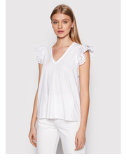 Bluzka T-Shirt C_Eboho 50468365 Biały Regular Fit - modivo.pl Boss