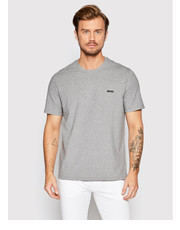 T-shirt - koszulka męska T-Shirt Mix&Match 50469550 Szary Regular Fit - modivo.pl Boss