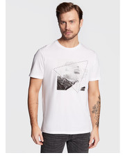 T-shirt - koszulka męska T-Shirt Teetuned 1 50478791 Biały Regular Fit - modivo.pl Boss