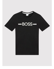 Bluzka T-Shirt J25N29 S Czarny Regular Fit - modivo.pl Boss