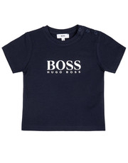 Bluzka T-Shirt J05P07 Granatowy Regular Fit - modivo.pl Boss