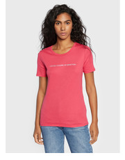 Bluzka T-Shirt 3GA2E16A2 Różowy Regular Fit - modivo.pl United Colors Of Benetton