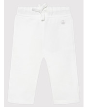 Spodnie Spodnie dresowe 3J70I0046 Biały Regular Fit - modivo.pl United Colors Of Benetton