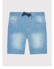 Spodnie Szorty jeansowe 4BAY59DX0 Niebieski Slim Fit - modivo.pl United Colors Of Benetton