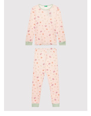 Piżama dziecięca Piżama 37DL0P00Z Różowy Regular Fit - modivo.pl United Colors Of Benetton