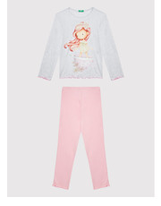 Piżama dziecięca Piżama 3GA20P00Y Różowy Regular Fit - modivo.pl United Colors Of Benetton