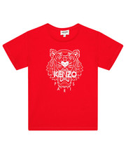 Bluzka T-Shirt K15086 S Czerwony Regular Fit - modivo.pl Kenzo Kids