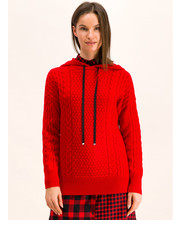 Sweter Sweter 50414237 Czerwony Regular Fit - modivo.pl Hugo