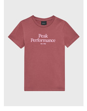 Bluzka T-Shirt Jr Original G77697250 Różowy Regular Fit - modivo.pl Peak Performance