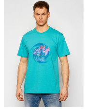 T-shirt - koszulka męska T-Shirt Expand Your Mind SS21T0073 Zielony Regular Fit - modivo.pl Local Heroes