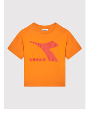 Bluzka T-Shirt Rainbow 102.178266 Pomarańczowy Regular Fit - modivo.pl Diadora