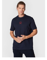 T-shirt - koszulka męska T-Shirt 12311665 Granatowy Regular Fit - modivo.pl Paul&Shark