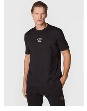 T-shirt - koszulka męska T-Shirt 12311665 Czarny Regular Fit - modivo.pl Paul&Shark
