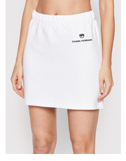 Spódnica mini Spódnica dresowa 72CBET01 Biały Regular Fit - modivo.pl Chiara Ferragni