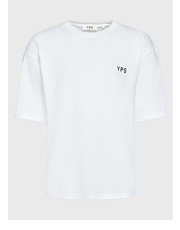 T-shirt - koszulka męska T-Shirt Blurry Yoricko 107534 Biały Regular Fit - modivo.pl Young Poets Society