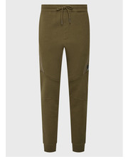 Spodnie męskie Spodnie dresowe Diagonal Raised Fleece 13CMSP064A005086W Zielony Regular Fit - modivo.pl C.P. Company