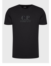 T-shirt - koszulka męska T-Shirt 30/1 13CMTS119A 005100W Czarny Regular Fit - modivo.pl C.P. Company