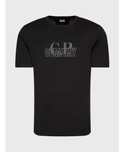 T-shirt - koszulka męska T-Shirt Graphic Logo 13CMTS143A 005100W Czarny Regular Fit - modivo.pl C.P. Company