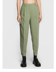 Spodnie Spodnie materiałowe Cindy Sus Dagny BBW2393 Zielony Loose Fit - modivo.pl Bruuns Bazaar