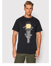 T-shirt - koszulka męska T-Shirt Frontal Matchless DMW41808H Czarny Regular Fit - modivo.pl Deus Ex Machina