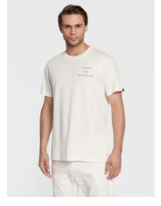 T-shirt - koszulka męska T-Shirt Simplicity DMF221380A Biały Regular Fit - modivo.pl Deus Ex Machina