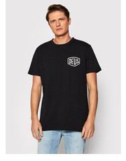 T-shirt - koszulka męska T-Shirt Berlin Address DMW91808G Czarny Regular Fit - modivo.pl Deus Ex Machina