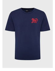 T-shirt - koszulka męska T-Shirt Encounters DMW221181B Granatowy Regular Fit - modivo.pl Deus Ex Machina