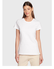 Bluzka T-Shirt TTSHF043 Biały Regular Fit - modivo.pl Outhorn