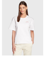 Bluzka T-Shirt TTSHF094 Biały Relaxed Fit - modivo.pl Outhorn