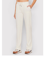 Spodnie Spodnie dresowe Del Ray JCAP180 Beżowy Regular Fit - modivo.pl Juicy Couture