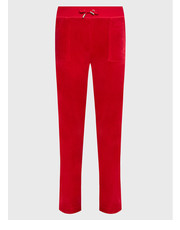 Spodnie Spodnie dresowe Del Ray JCAP180 Czerwony Regular Fit - modivo.pl Juicy Couture