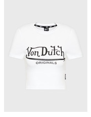 Bluzka T-Shirt Arta 6 230 050 Biały Regular Fit - modivo.pl Von Dutch