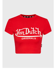 Bluzka T-Shirt Arta 6230046 Czerwony Regular Fit - modivo.pl Von Dutch
