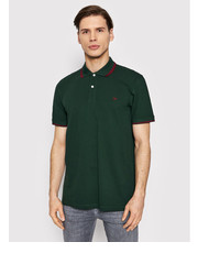 T-shirt - koszulka męska Polo Aze 16082841 Zielony Regular Fit - modivo.pl Selected Homme
