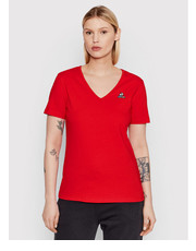 Bluzka T-Shirt 2210512 Czerwony Regular Fit - modivo.pl Le Coq Sportif