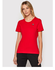Bluzka T-Shirt 2110386 Czerwony Regular Fit - modivo.pl Le Coq Sportif