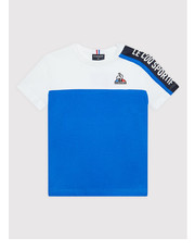 Bluzka T-Shirt 2210505 Niebieski Regular Fit - modivo.pl Le Coq Sportif