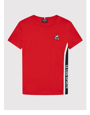 Bluzka T-Shirt 2210495 Czerwony Regular Fit - modivo.pl Le Coq Sportif