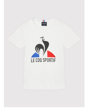 Bluzka T-Shirt 2210482 Biały Regular Fit - modivo.pl Le Coq Sportif