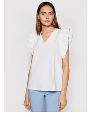 Bluzka Bluzka CFC0103607003 Biały Regular Fit - modivo.pl Rinascimento
