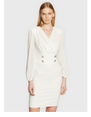 Sukienka Sukienka koktajlowa CFC0111068003 Biały Regular Fit - modivo.pl Rinascimento