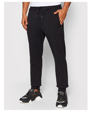 Spodnie męskie Spodnie dresowe Vemblem Embro 72GAAT04 Czarny Regular Fit - modivo.pl Versace Jeans Couture