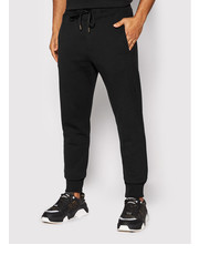 Spodnie męskie Spodnie dresowe Logo Thick Foil 72GAAT01 Czarny Regular Fit - modivo.pl Versace Jeans Couture